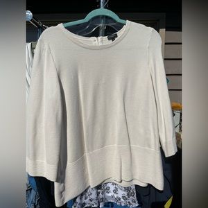 Loose fit Talbots Cream Top